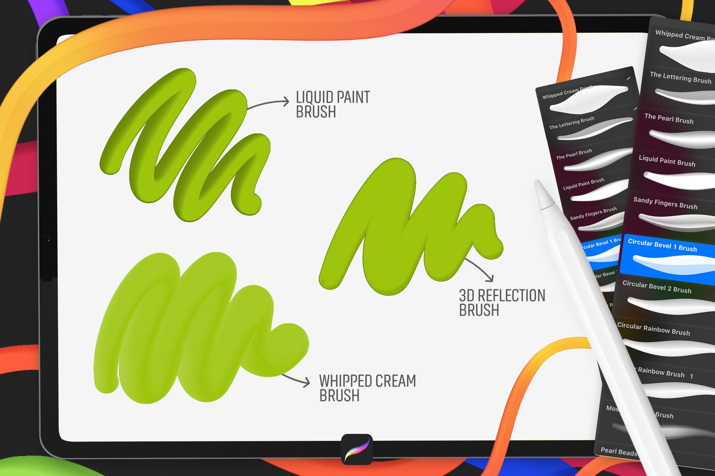 3D Brushes: Procreate