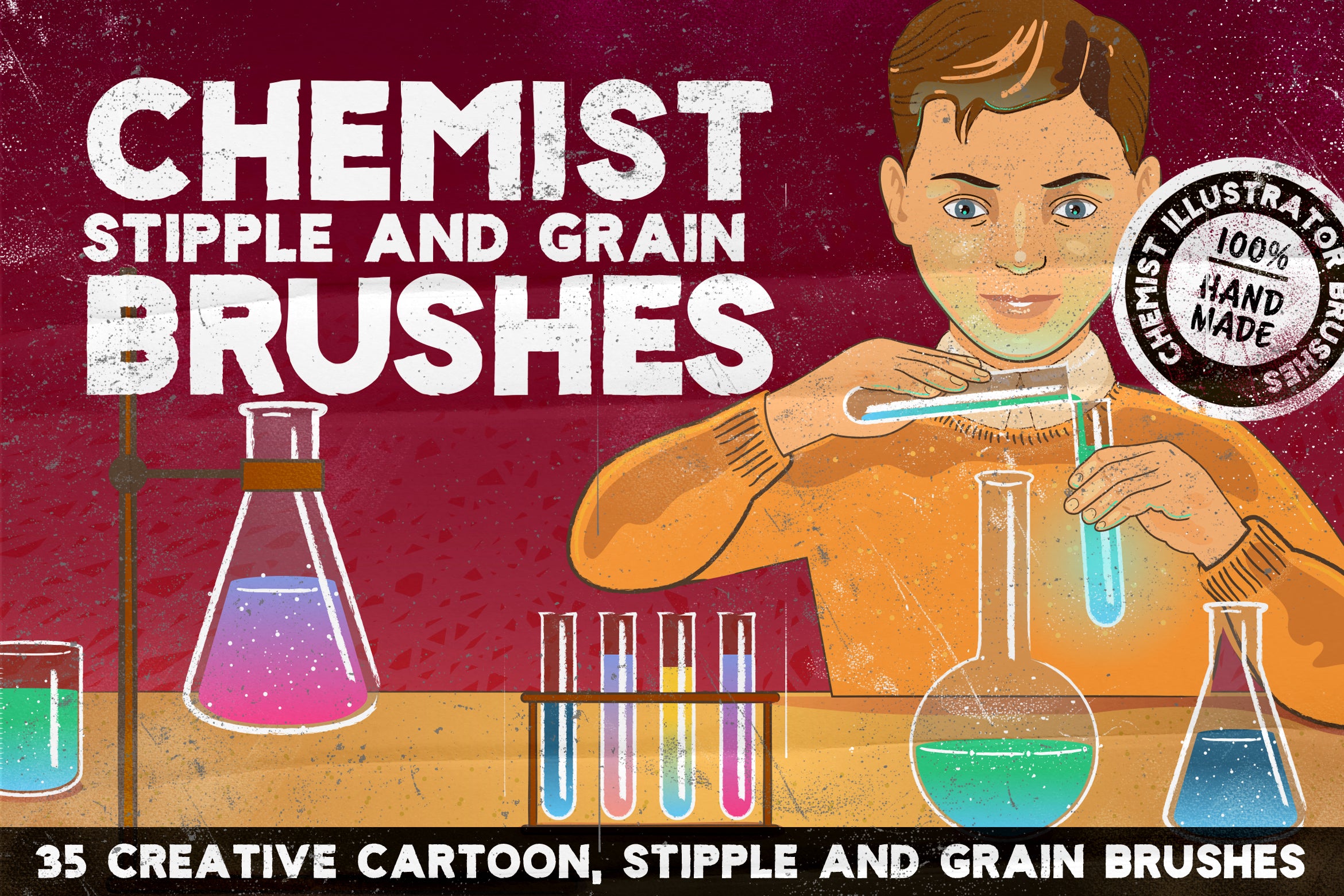 CHEMIST Illustrator Brushes