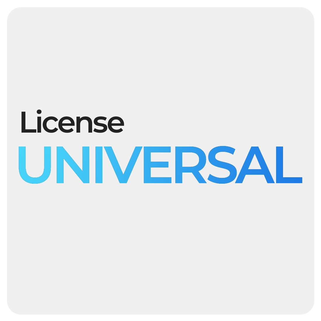 Universal License - Font and Add-on licensing options – Leosupply.co