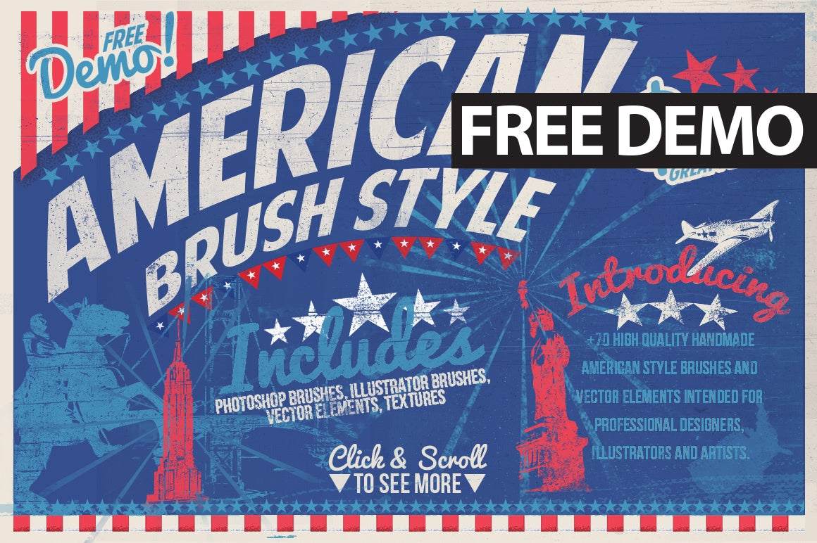 American Brush Style - FREE DEMO