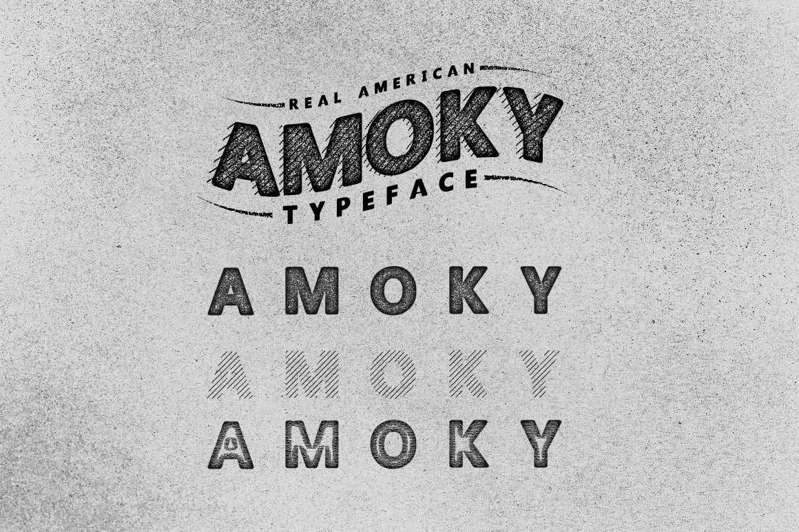 Amoky Typeface