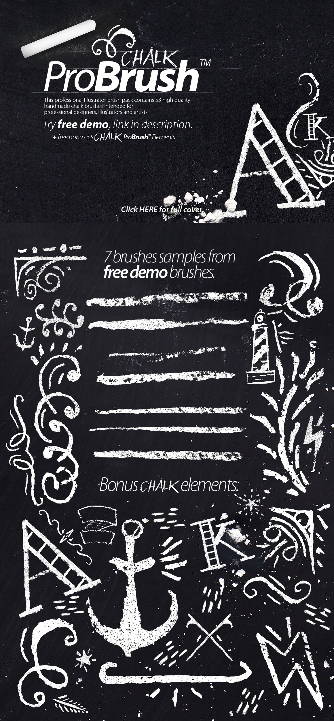 Chalk ProBrush™ + Bonus Elements