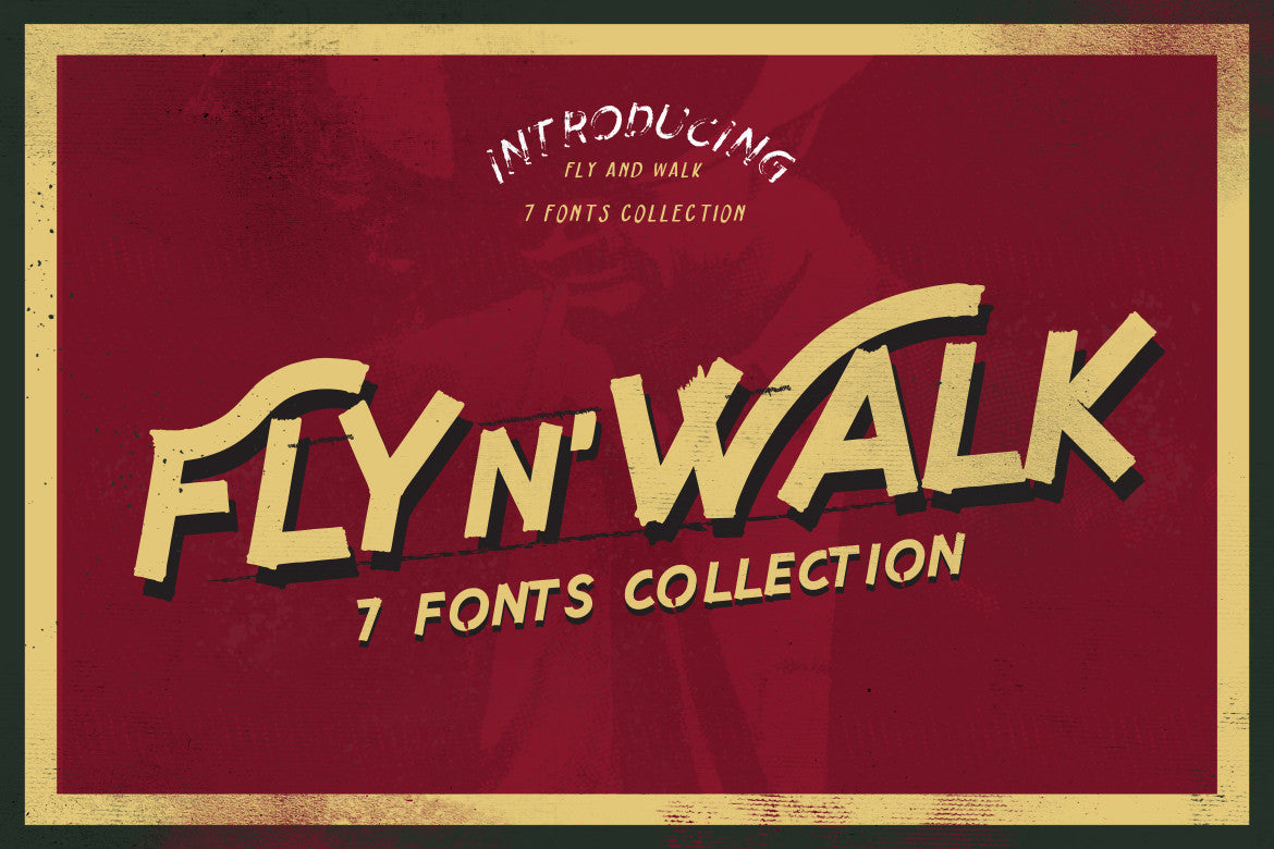 Fly and Walk Typeface