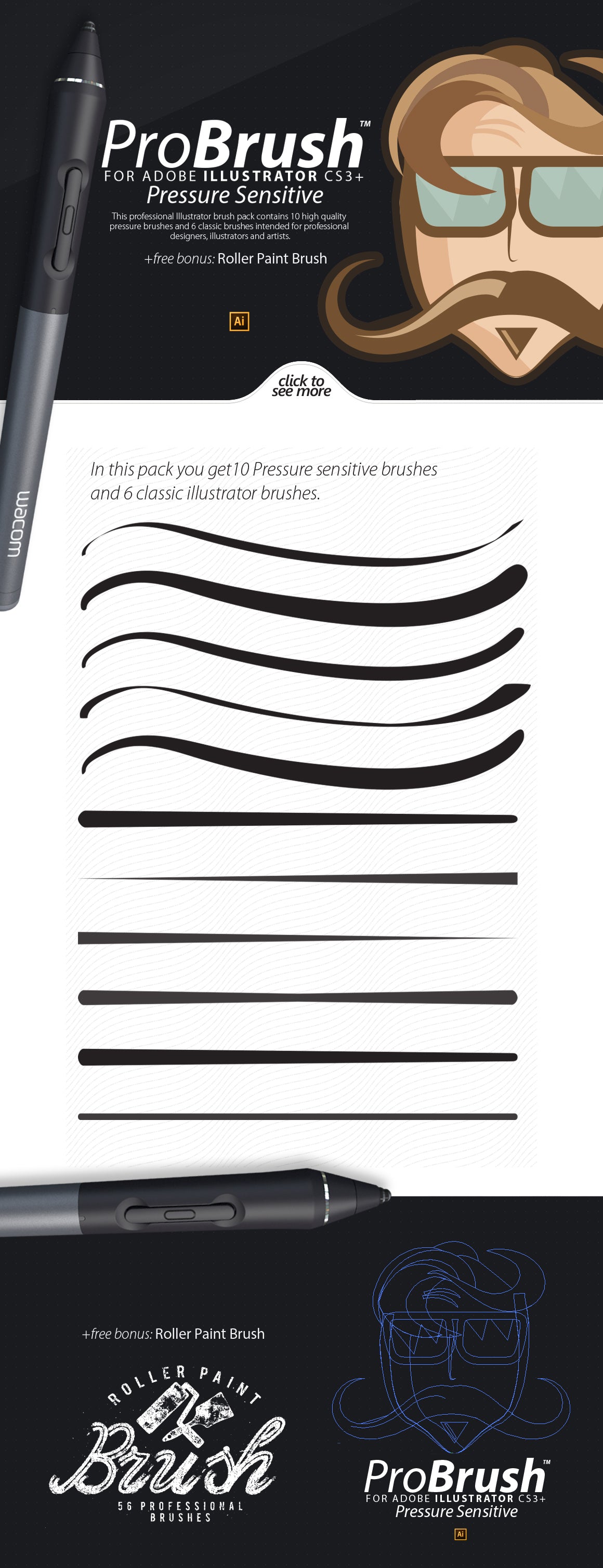 ProBrush™ PS + Bonus Brushes