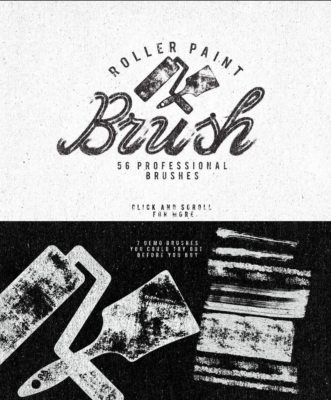 Roller Paint Brush + Bonus