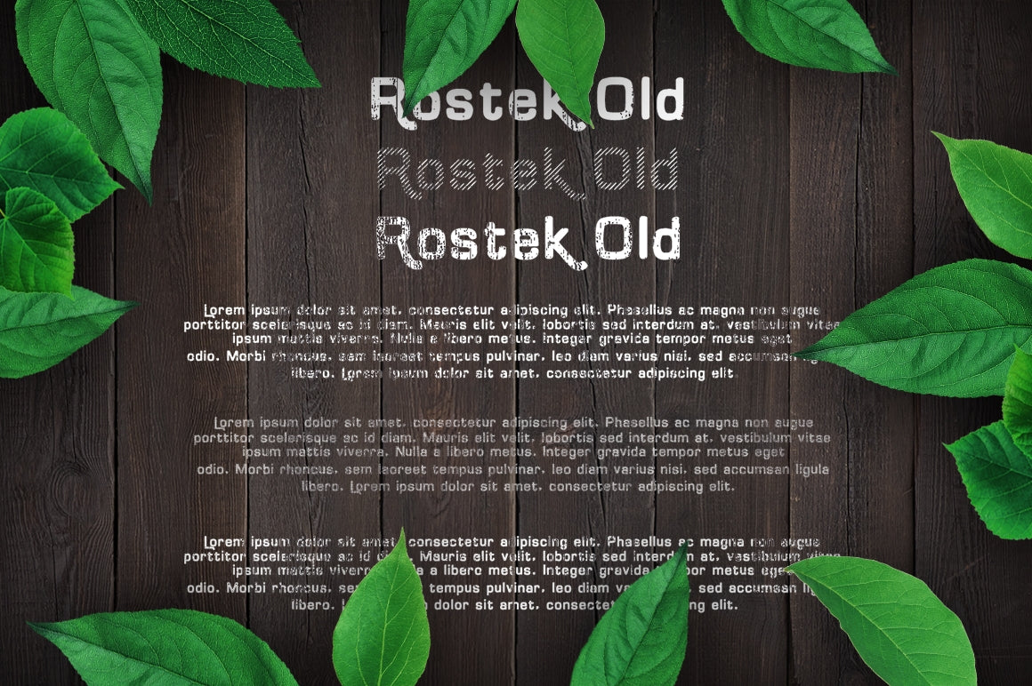 Rostek Old Typeface