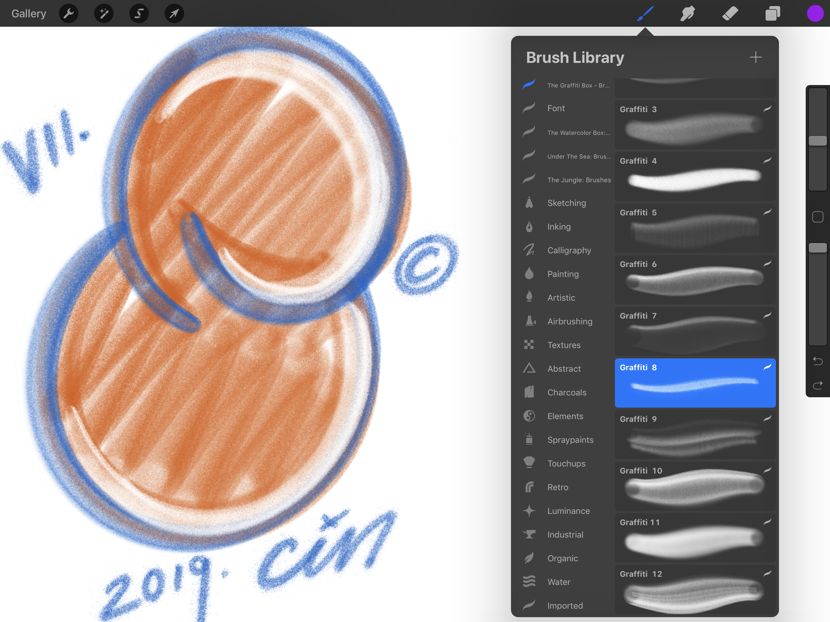 The Graffiti Box: Procreate Brushes Free Edition